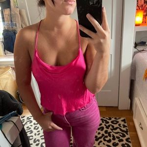Fate cowl neck tank